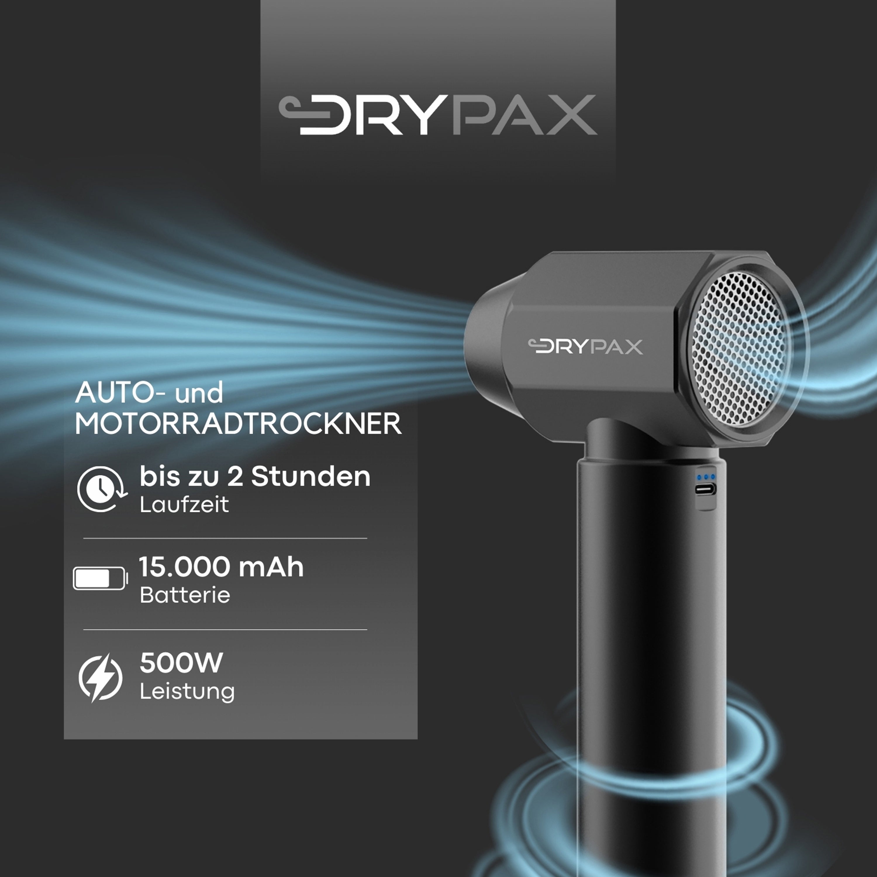 DryPax 2.0 Fahrzeugtrockner